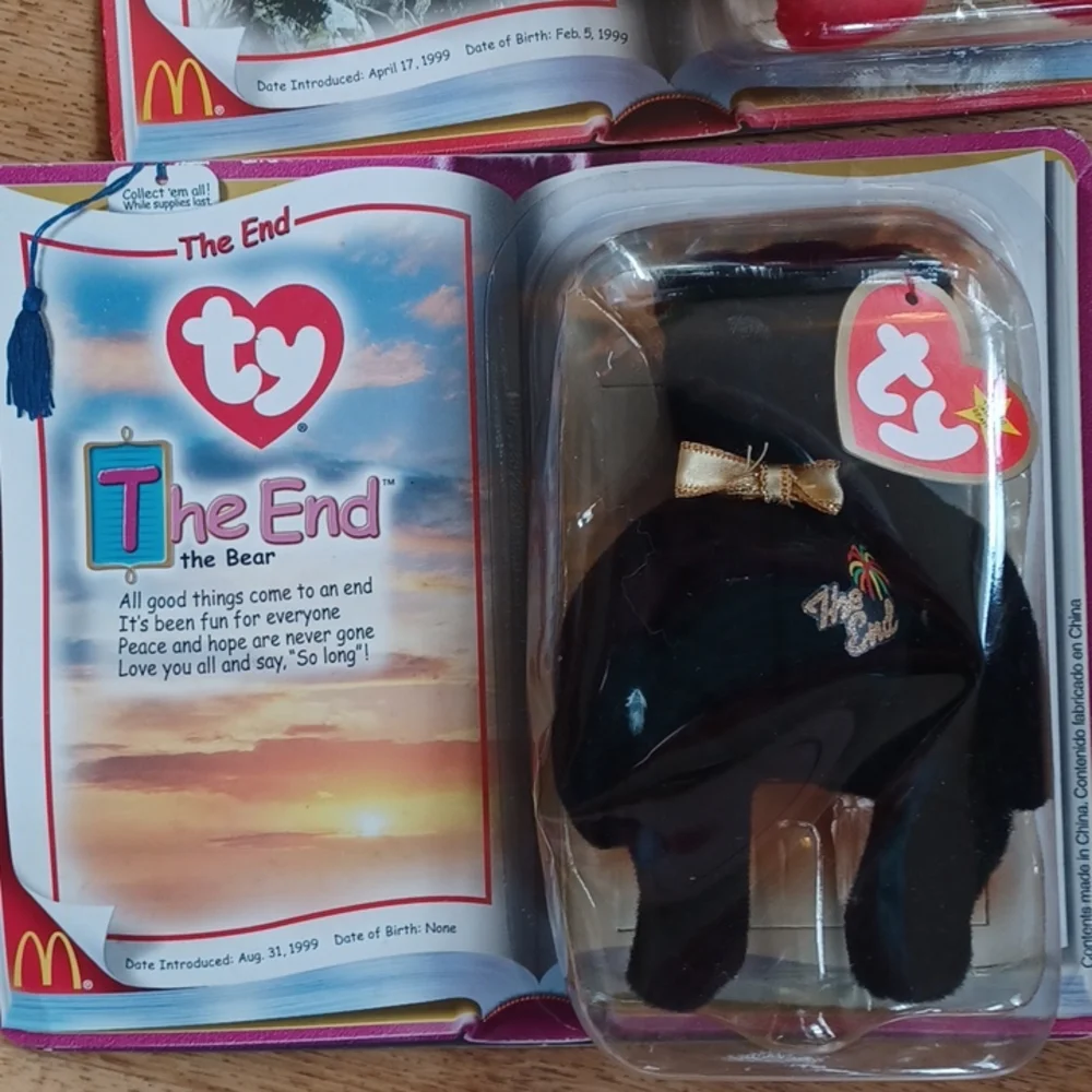 TY International bears McDonald's toys 1999 set of 4
